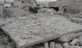حلب: جانب من الدمار الذي حل في منازل المدنيين جراء قصف مدينة عندان بالصواريخ الإرتجاجية

مركز عندان الإعلامي