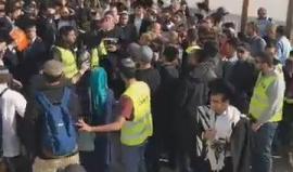 مشاجرات بين اليهود عند حائط البراق الملاصق للمسجد الأقصى المبارك