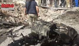 فيديو .. مكان انفجار السيارة المفخخة في الحي الشرقي في مدينة معرة النعمان بريف إدلب