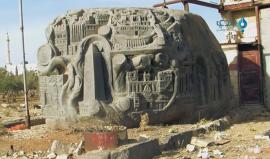 #شاهد نحّات سوري جمع حضارات العالم على صخرة واحدة 

تصوير: حذيفة حلاوة