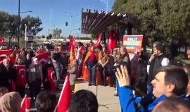 مظاهرة دعماً للشعب التركي في جنوب شرق استراليا