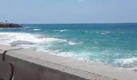 #بث_مباشر من شاطئ بحر يافا المحتله ..