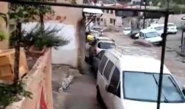 #فيديو سيول جارفة جراء الأمطار الغزيرة في القدس