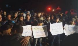 سوريون يخرجون نصرة للقدس وفلسطين شرق #حلب