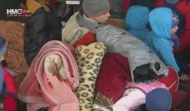 #شاهد اللحظات الأولى لتهجير أهالي حي الوعر والمقاتلين الى شمال حلب