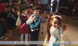 أطفال غزة ينظمون أوبريت فني بعنوان