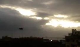 #بث_مباشر من على ساحل مدينة غزة أجواء عاصفة وامطار غزيرة تأثير منخفض قطبي يضرب المنطقة .