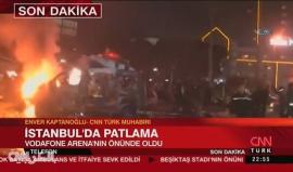 #شاهد.. اللحظات الأولى بعد انفجارين قرب استاد بشكتاش في إسطنبول