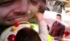 #شاهد ردة فعل طفل الأسير محمد نزال أثناء مشاهدته صورة والده المحكوم بالسجن 20 عاماً.