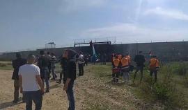 #شاهد من مواجهات اليوم مع قوات الاحتلال التي قمعت مسيرة بلعن الأسبوعية قضاء رام الله . 
تصوير جهاد بركات