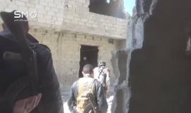 معارك متواصلة بين فصائل سورية وقوات النظام بحي القابون في #دمشق