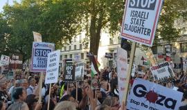 Free Free Palestine الحرية لفلسطين
مظاهرة امام مقر الحكومه البريطانية في لندن دعما لمسيرة العودة الكبرى في غزة و تضامنا مع الشعب الفلسطيني