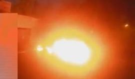 مواجهات بين الشبان وقوات الاحتلال التي اقتحمت بلدة الرام شمال القدس المحتلة .