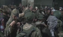 مشاهد نشرها نشطاء لمقاتلي جيش الفتح قبل الانطلاق لمعركة #حلب اليوم