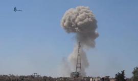 الثوار يضربون مواقع قوات الأسد بمفخخة بحي المنشية في #درعا