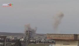 غارات جوية لطائرات النظام على مدينة الحولة في حمص