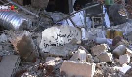 قوات النظام السوري تقصف حي الوعر المحاصر في مدينة #حمص