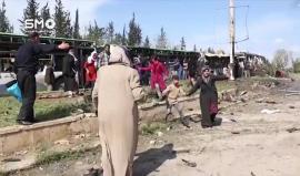 تقرير للهيئة السورية: من يقف خلف انفجار مفخخة بتجمع أهالي كفريا والفوعة غربي حلب ؟