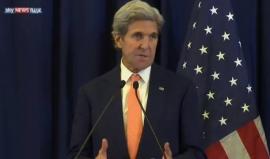 وزير الخارجية الأمريكي جون كيري يعلن بدء هدنة سوريا في 12 سبتمبر