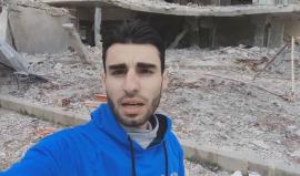 الناشط السوري محمد السباعي يوجه رسالة للعالم من داخل حي الوعر المحاصر في مدينة #حمص