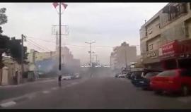 #شاهد جانب من المواجهات بين الشبان وقوات الاحتلال عند المدخل الشمالي لبيت لحم.