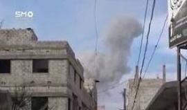 #شاهد لحظة قصف مقاتلات النظام السوري على عدة بلدات في الغوطة الشرقية لدمشق أدت إلى استشهاد عدد من المدنيين