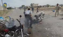 ضحايا جراء قصف جوي على مدينة كفرلاها بريف #حمص الشمالي 
(الدفاع المدني السوري)