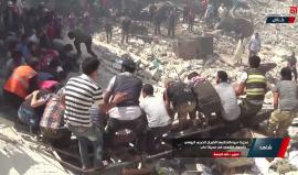 يوم دامي في #إدلب.. العشرات بين شهداء وجرحى جراء قصف سوق شعبي بالمدينة