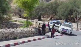 #فيديو: قوات الاحتلال توقف عدداً من الشبان وتفتشهم عند مفرق وادي الربابه في سلوان جنوبي المسجد الأقصى .