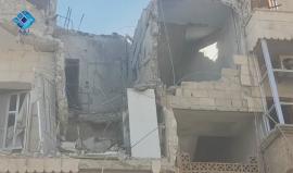 دمار في مدينة #إدلب جراء الغارات الجوية بالصواريخ الفراغية
وكالة ثقة