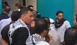 #فيديو وداع شهداء بيت لحم محمد تنوح وعبدالله طقاطقة في مستشفى بيت جالا الحكومي