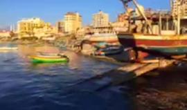 مباشر ميناء غزة الان