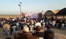 #شاهد إحياء ذكرى القادة الشهداء ويوم الأسير في مخيم العودة على الحدود الشرقية لقطاع غزة