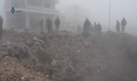 #شاهد القصف الروسي الذي استهدف مدينة الأتارب في ريف حلب الغربي صباح اليوم