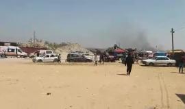 من مخيم العودة شرق مدينة غزة 
#جمعة_الكوشوك #مسيرة_العودة_الكبرى