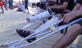 #شاهد 
رسالة الجرحى من الحدود الزائلة شرق جباليا في جمعة الوفاء لهم .

تصوير أنس جمال الشريف.
مونتاج  سامي أبوطبق.