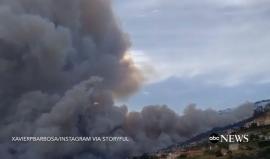 #شاهد إندلاع حرائق بإحدى جزر ماديرا في البرتغال