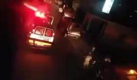 #شاهد 
لحظة نقل الجندي الذي أصيب داخل بلدة سعير شرق #الخليل