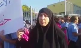 #شاهد | جانب من وقفة احتجاجية لأهالي وطلاب إعدادية النجاح في مدينة الطيبة بالداخل الفلسطيني المحتل، أمام المدرسة، احتجاجًا على الاعتداء عليها ليلة أمس.