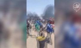 #فيديو لحظة وصول كميات من الكوشوك الى المنطقة الشرقية لغزة