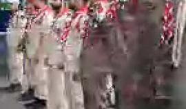 حفل وصول سفينة المساعدات الاندونيسية