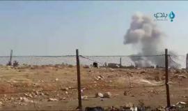 #ملحمة_حلب_الكبرى: استهداف خطوط النظام الأولى على جبهة جمعية الزهراء بمفخخة بالتزامن مع التمهيد المدفعي