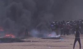 #مباشر من نقطة الصفر أمام السياج الفاصل شرق مدينة غزة