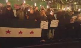 #شاهد .. مظاهرة في مدينة مالمو بالسويد تضامنا مع #حلب