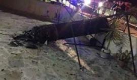 #شاهد سقوط جسم غريب في مدينة إربد الأردنية نجم عنه أصوات انفجارات سمعت من مناطق بعيدة