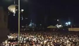 #شاهد .. #بث_مباشر من صلاة العشاء والتراويح وقيام ليلة 27 #رمضان من المسجد الأقصى المبارك . 

تصوير محمد دويك