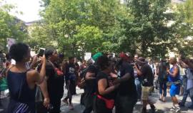 #مباشر مظاهرات في العاصمة الامريكية ضد مظاهرة لليمين المتطرف