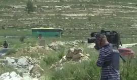 #مباشر قوات الاحتلال تعتدي على مظاهرة على المدخل الشمالي لمدينة البيرة في ذكرى #يوم_الأسير_الفلسطيني