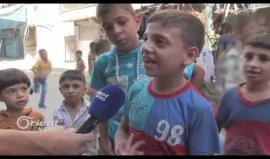 أطفال #حلب خلال اليوم الأول من عيد الأضحى المبارك