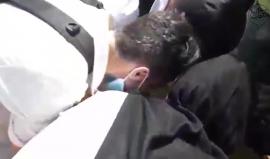 #فيديو إصابة متظاهر بقنبلة غاز في فمه أطلقها الاحتلال صوب المتظاهرين شرق خانيونس